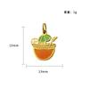 Personalized Small Fresh Stainless Steel Pendant Lucky Safety Bracelet Pendant, Handmade Diy Necklace Jewelry Accessories