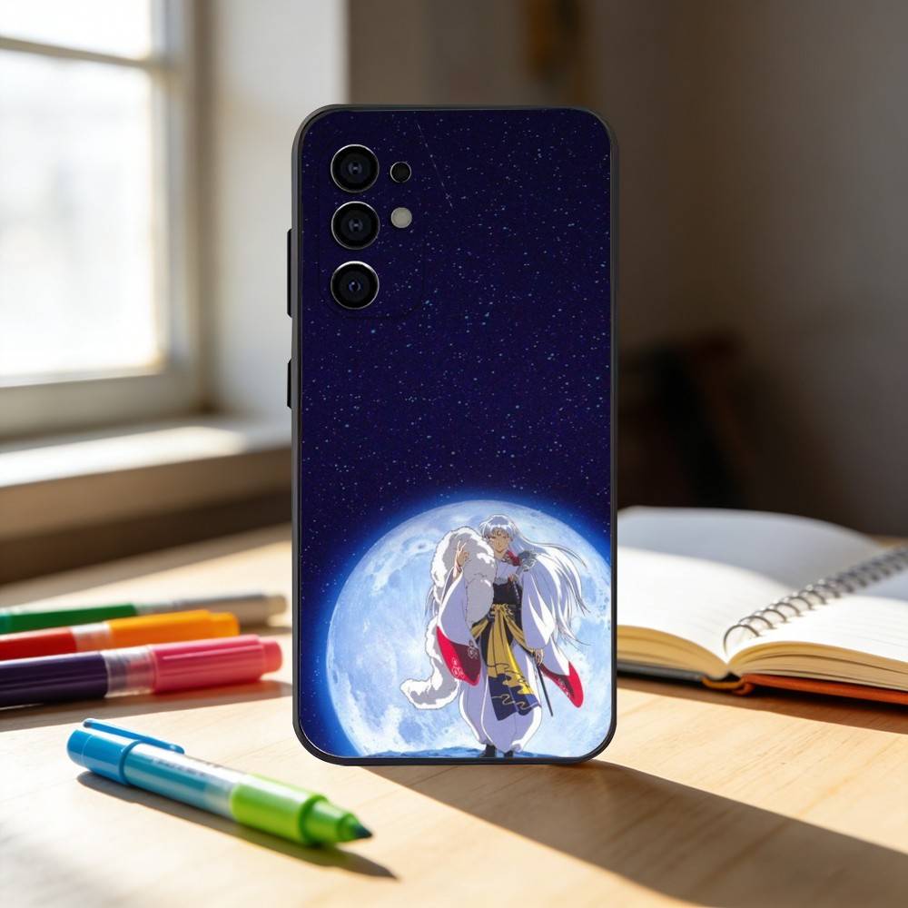 A-Anime I-INUYASHA C-Cute  Phone Case For Samsung S25,S24,S21,S22,S23,S30,Ultra,S20,Plus,Fe,Note,10,9,5G Black Cover