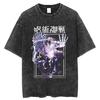 Anime Jujutsu Kaisen Magliette Gojo Satoru Lavate Uomo Donna Cotone Harajuku Magliette Ryomen Sukuna Retro per Uomo Donna Top