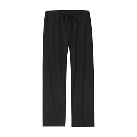 [Vulcandon] Pajama Pants, 100% Cotton, Room Wear Bottoms, Skin-friendly, Sweat Absorbent, Breathable, Loungewear, Good Sleep, Pajama Bottoms, Men s