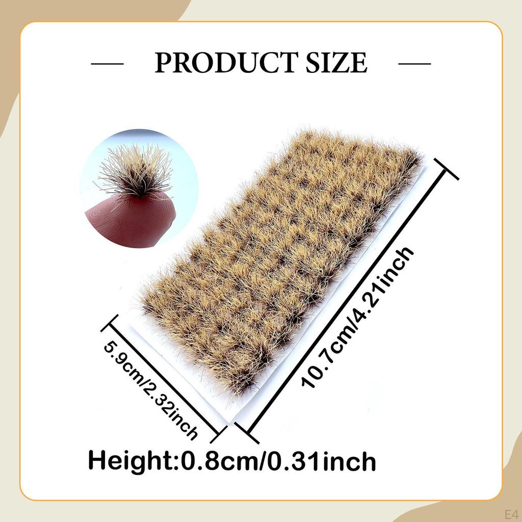 Large Cluster Grass Model, Tufts Miniature, for Building Garden Scenery Landscape