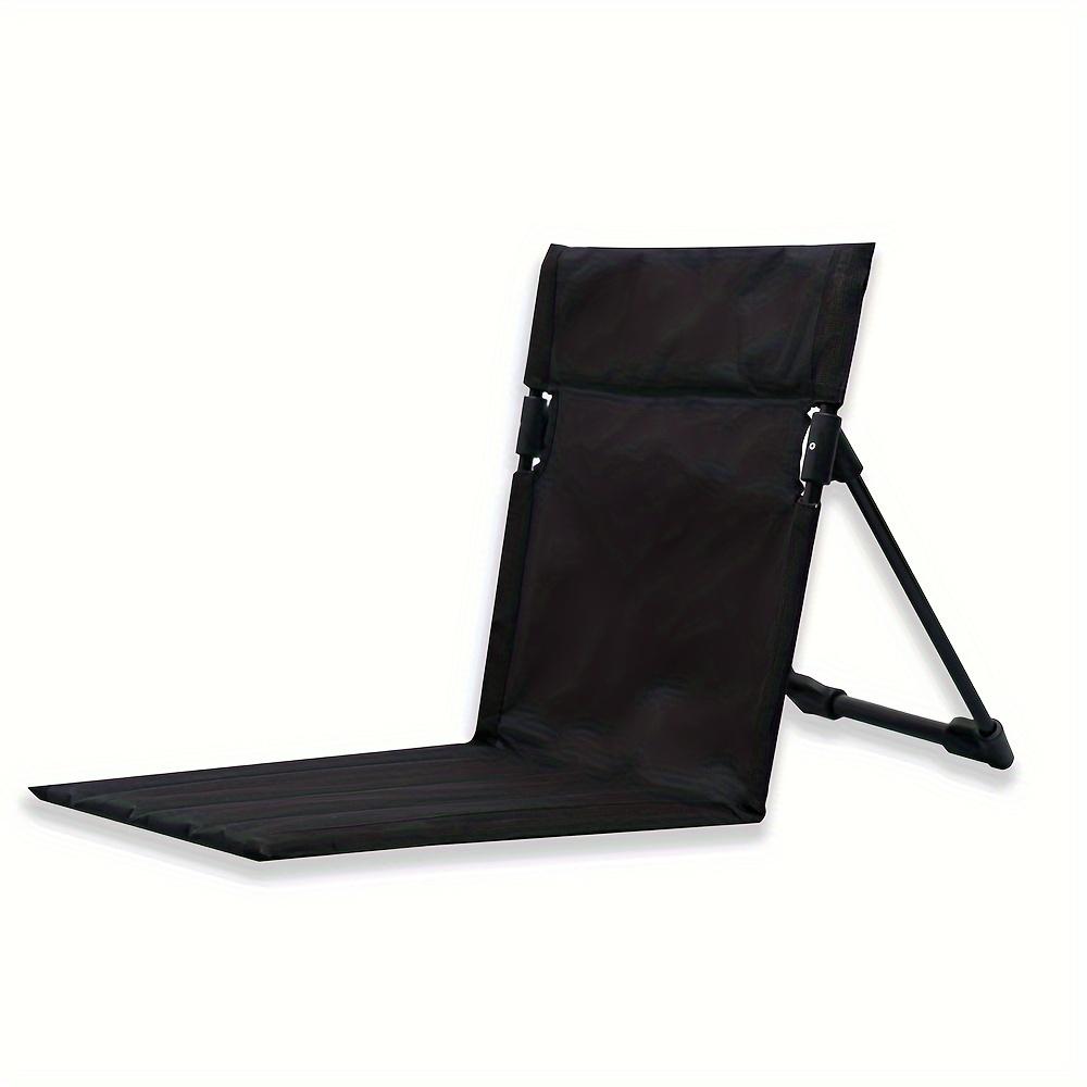 

Life & Camping - Lightweight Aluminum Alloy, Oxford Fabric, Compact Folding Recliner Designed To Save Space For Outdoor, Beach, Picnic, And Camping New model - black