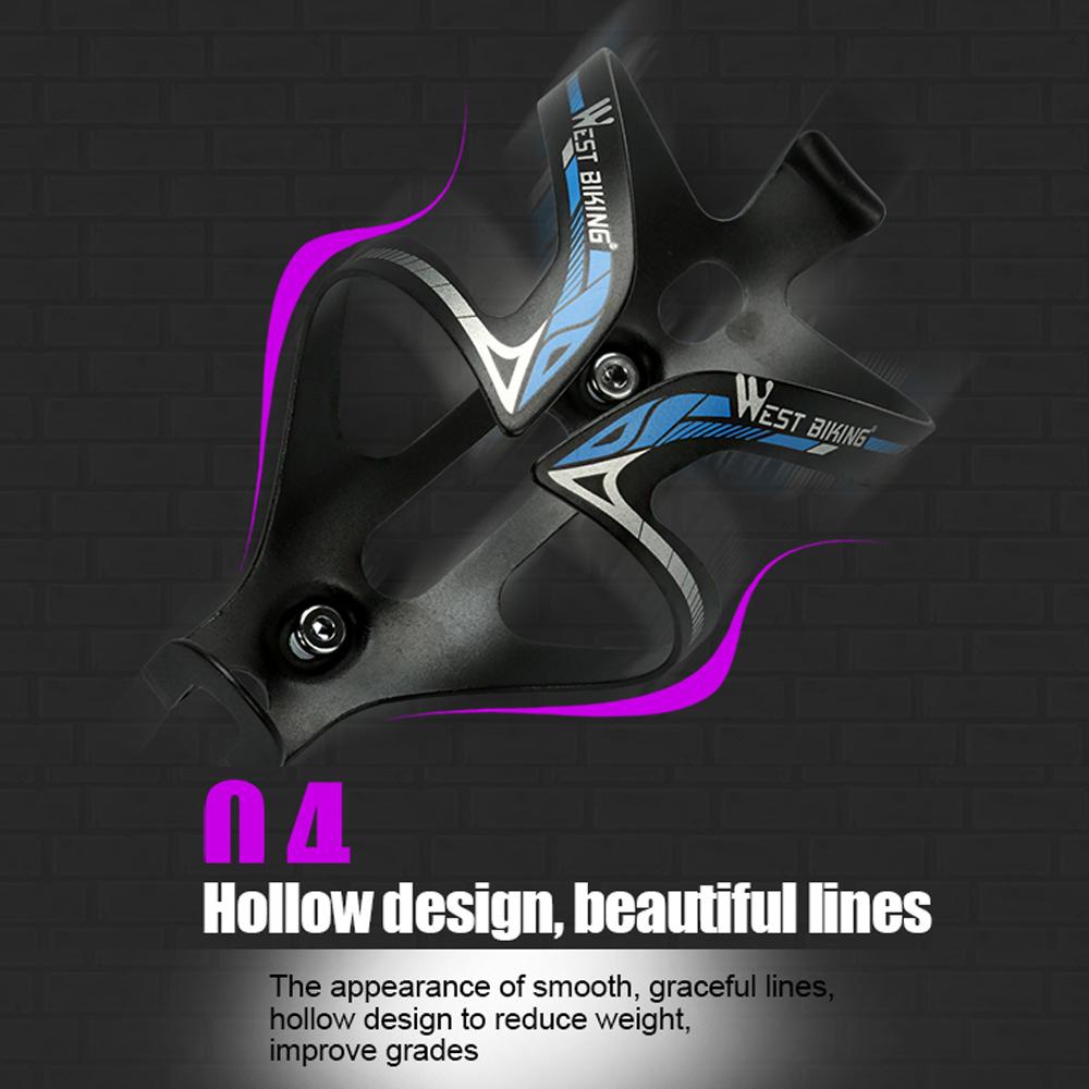 WEST BIKING Aluminum Alloy Water Bottle Holder Bicycle Cycle Drink Rack Cage Bottle Cup Ultralight Mount Bracket