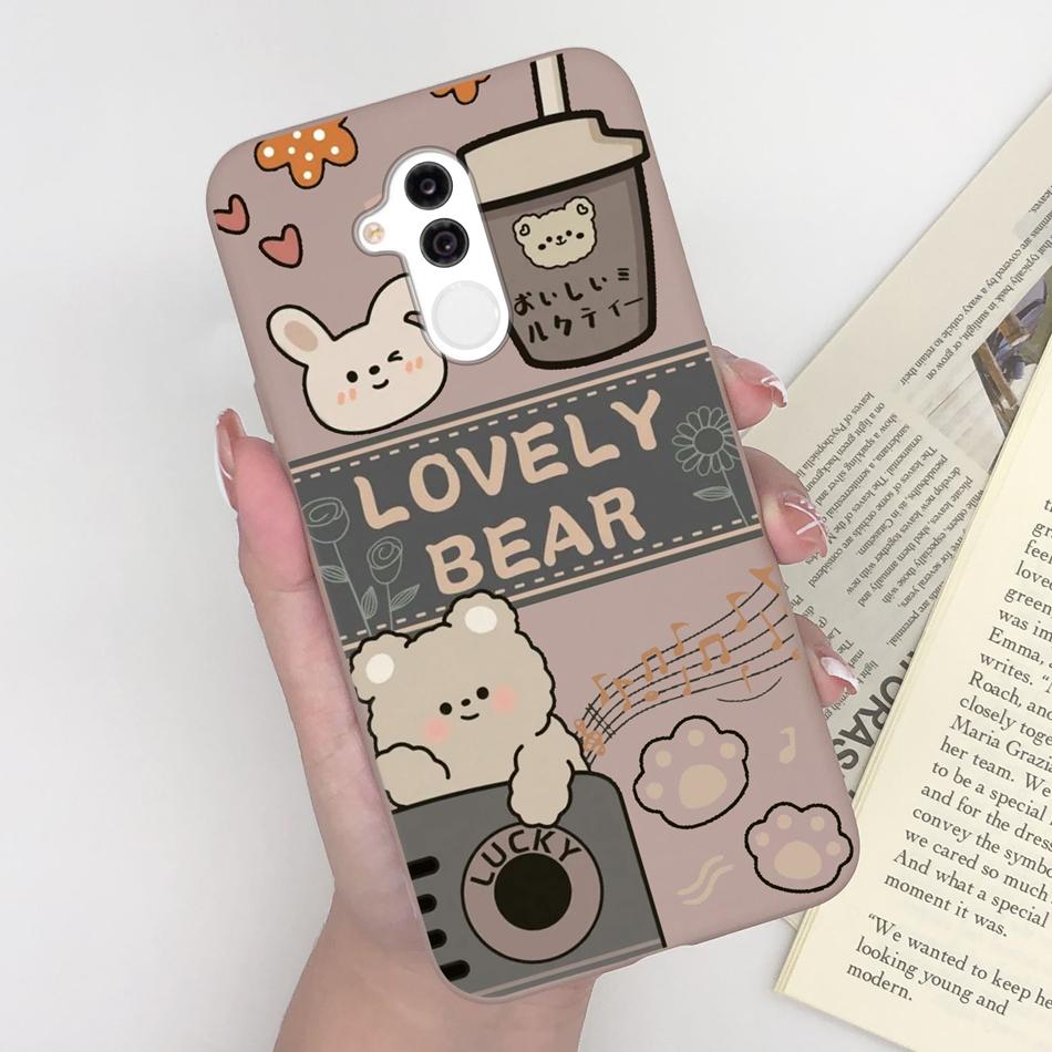Case For Huawei Mate 20 Lite Cute Astronaut Soft Matte Silicone Bumper For Huawei Mate 20lite Phone Back Cover Coque Bumper Capa