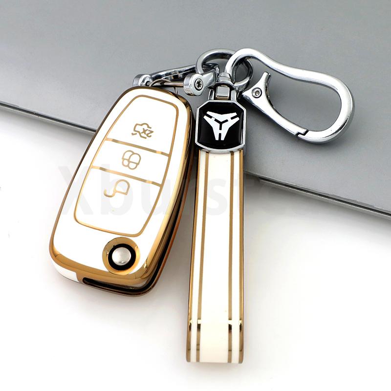 Auto Keyless For Ford Focus Galaxy Mondeo Transit Tourneo Custom Ranger C-Max S-Max Soft Fashion Tpu Car Remote Key Case Cover