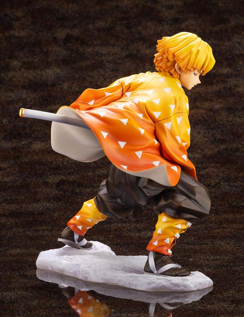 ARTFX J Demon Kimetsu No Yaiba Zenitsu Agatsuma Scale PVC Painted Finished Figure Slayer 1/8