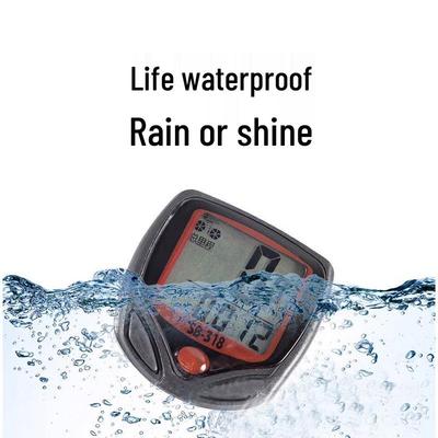 Ordinateur de vélo 548B: Moniteur de fréquence cardiaque, Compteur de vitesse, Compteur kilométrique avec 15 fonctions – Disponible en anglais et en chinois