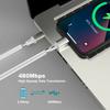 1m 2.4A Fast Charging Cable Magnetic Storage USB-C to USB-C 60W Data Cord