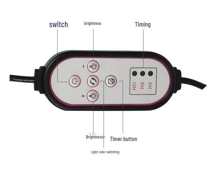 Lumină pentru plante Quantum Board 120W cu reglare temporizată și Lampă de creștere cu spectru complet 150W