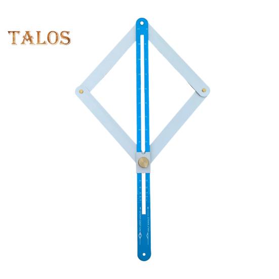 

Угловой угломер со шкалами, высокоточный многофункциональный диагональный угольник из алюминиевого сплава, линейка, транспортир, инструменты для измерения углов при деревообработке C