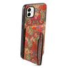 For Samsung Galaxy A05 4G Cases Floral Pattern Card Slot Kickstand PU+TPU+PC Phone Cover