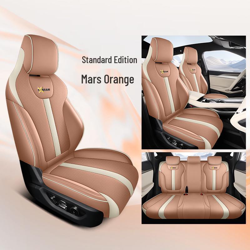 New Model Full Leather Car Seat Cushion for BYD Song L - Universal Four Seasons Use