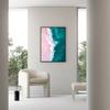 Pink Beach Ocean Landscape Canvas Painting Poster Prints Surf Coconut Tree Nordic Wall Art Picture for Living Room Home Decor
