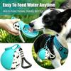 285ml Auslaufsichere Futter-Hundeflasche Tragbarer Hunde-Trinker 2-in-1 Edelstahl Leichtes Reise-Haustierzubehör