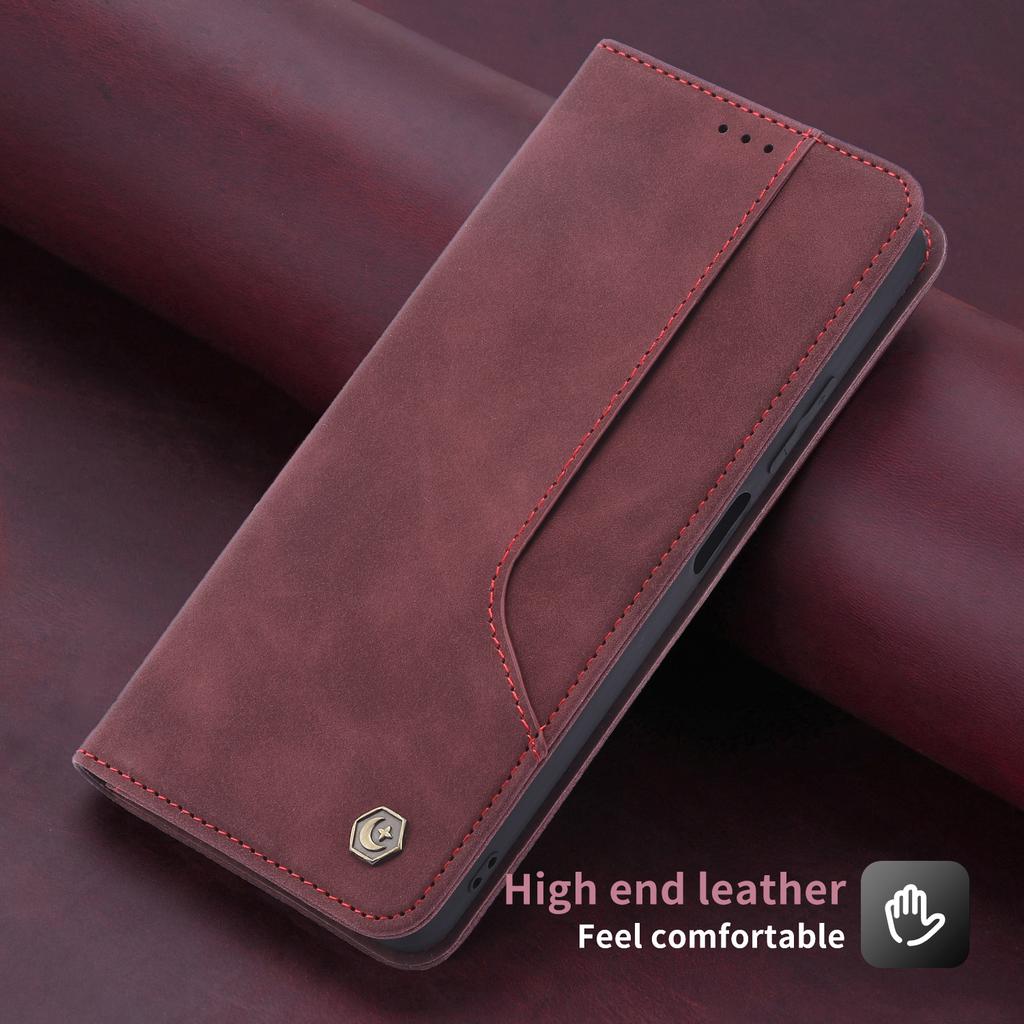 Flip Leather Phone Case for Samsung Galaxy A57 A37 A17 A56 A36 A16 A26 A15 A35 A55 S26 S25 S24 FE S23 Ultra + Card Wallet Cover