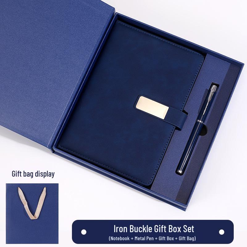 Custom A5 Notebook with Logo - Corporate Meeting Diary & Gift Box Set