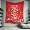 Girona FC poster Wall Hanging Printed Fabric Blanket Decorative Tapestries for Bedroom Living Room Home Decor