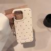 Korean Polka Dot Simple Phone Case Compatible and Suitable for iPhone 16 15 14 13/12promax