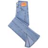 Women's High Waist Wide Leg Micro Flare Jeans - Slimming, Tall Leg-Lengthening, Split Hem, Spring/Autumn Korean Style