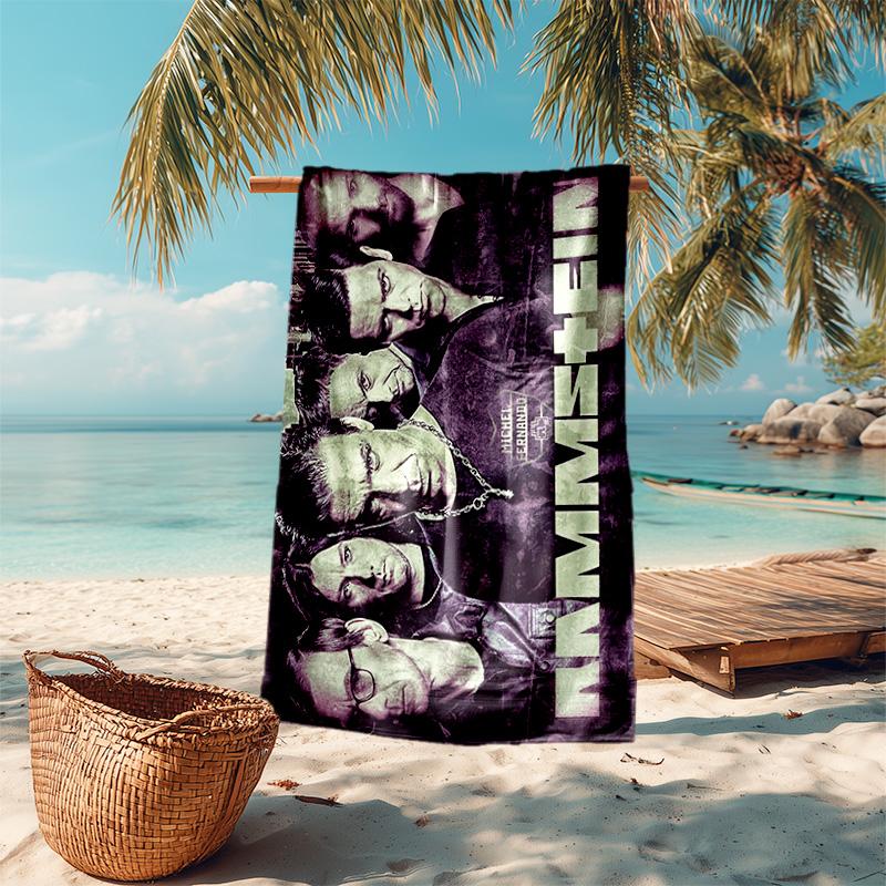Till Lindemann, Lead Singer of the German Heavy Metal Rock Band Rammstein, Outdoor Camping Vacation Swimming Beach Scarf Decorative Blanket F10