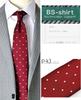 Greenwich Polo Club Washable Ties, Set of 3, with 1 Laundry Net, Water-Repellent, Dot Pattern (pk)