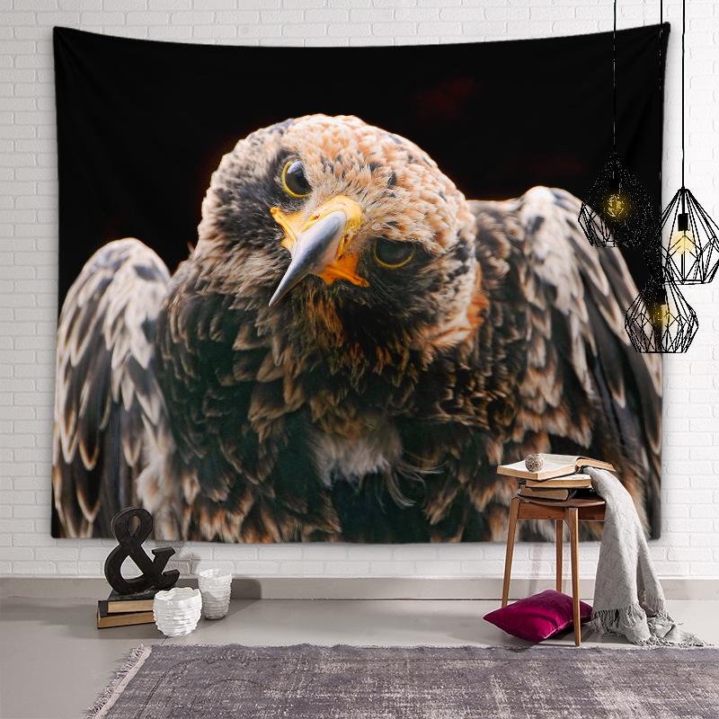 Kawaii Owl Tapestry Background Wall Art Decoration Wall Hanging Living Room Bedroom Dormitory Room Cute Animal Home Decoration