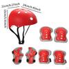 Kids Bike Helmet Set Ventilation for Skateboarding Outdoor Sports Boys Girls