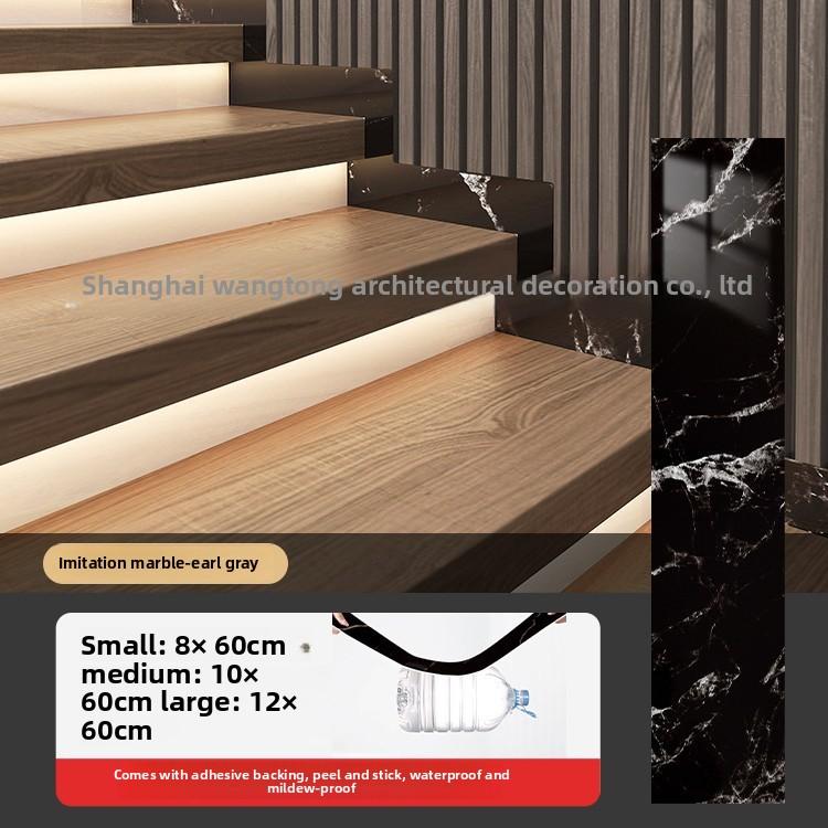 

Толстый рулон, европейский стиль, мраморная плитка, панельные обои, самоклеящийся ПВХ, имитация кирпича, съемный, сделай сам, защитная полоса для пола и стен 10cm width * 60cm length