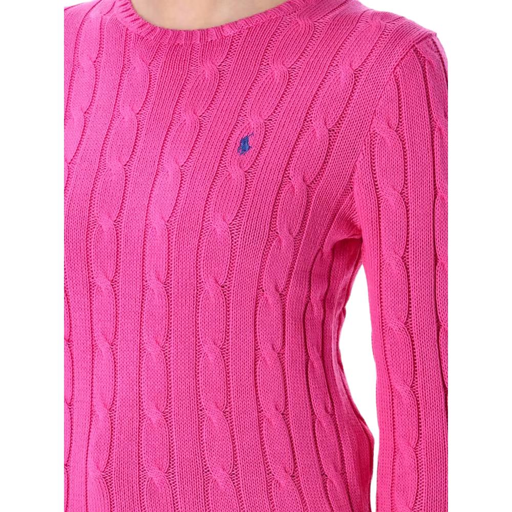 Polo Ralph Lauren Logo Embroidered Crew Neck Long Sleeve Sweater Women sweater 211891640-025