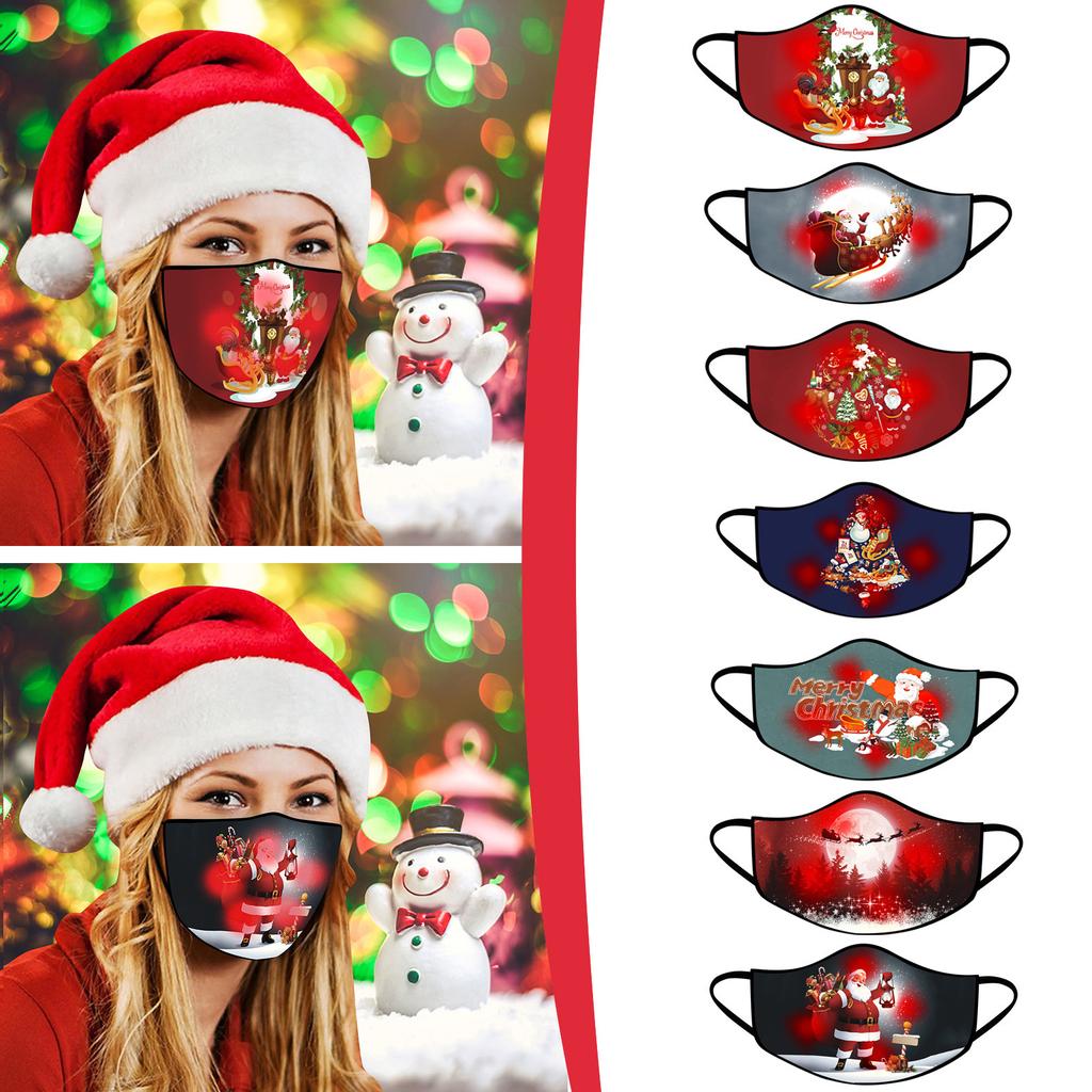 Buy LED Christmas Mask Light Up Mask Christmas Lights Glowing Mask For