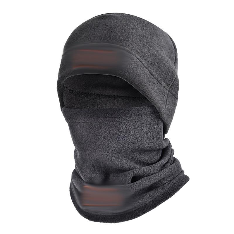 Winter Polar Coral Hat Fleece Balaclava Men Face Warmer Beanies Thermal Head Cover Tactical Military Sports Scarf Caps