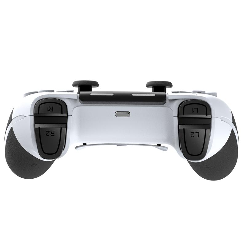 Wireless Gamepad Controller for PS4 with Motorized Vibration Body Sensing 6-Axis Continuous Firing Function