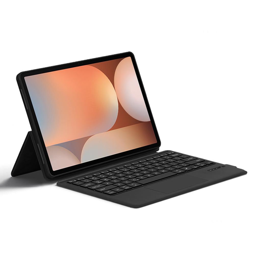 

For Samsung Galaxy Tab S10+/S9+ Backlit Magnetic Bluetooth-Compatible Keyboard Leather Stand Case,Arabic Version A