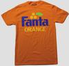 T-shirt Homme Coca-Cola Fanta Orange Nouveau Petit