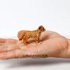 Figurina Leopardo Animali Giocattolo Figure Ocelot Pantera Ghepardo Giungla Animali Selvatici Figure Action Figure Giocattoli di Plastica Regali per Bambini