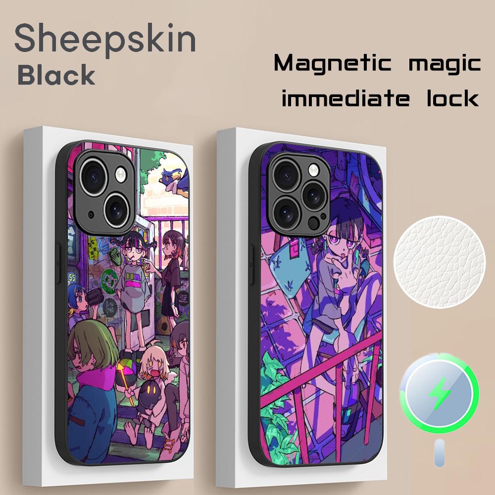 Zutomayo Japan Singer Poster Pattern Phone Case For iPhone 17 16 15 14 13 12 Plus Pro Max High-end Luxury Magsafe Sheepskin