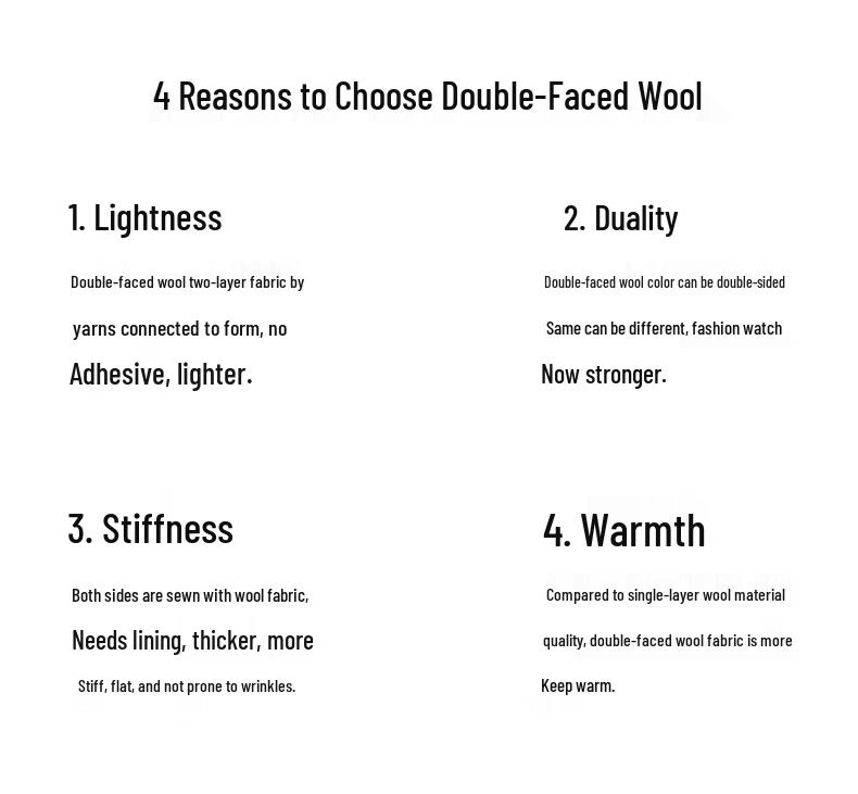 Shanshan Men's 100% Wool Double-faced Mid-Length Overcoat