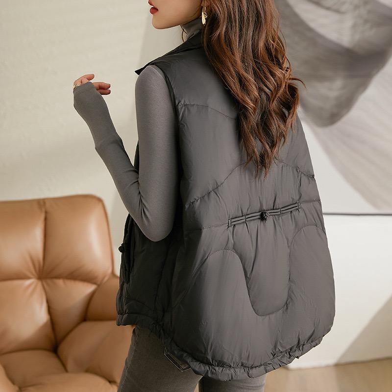Down Cotton Jacket Vest Jacket for Women
