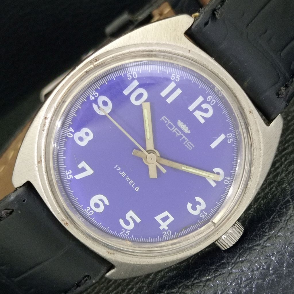 

ВИНТАЖНЫЕ ШВЕЙЦАРСКИЕ МУЖСКИЕ ЧАСЫ С РУЧНЫМ ЗАВОДОМ, ВОССТАНОВЛЕННЫЕ, С СИНИМ ЦИФЕРБЛАТОМ a700001-5 R201-a700001