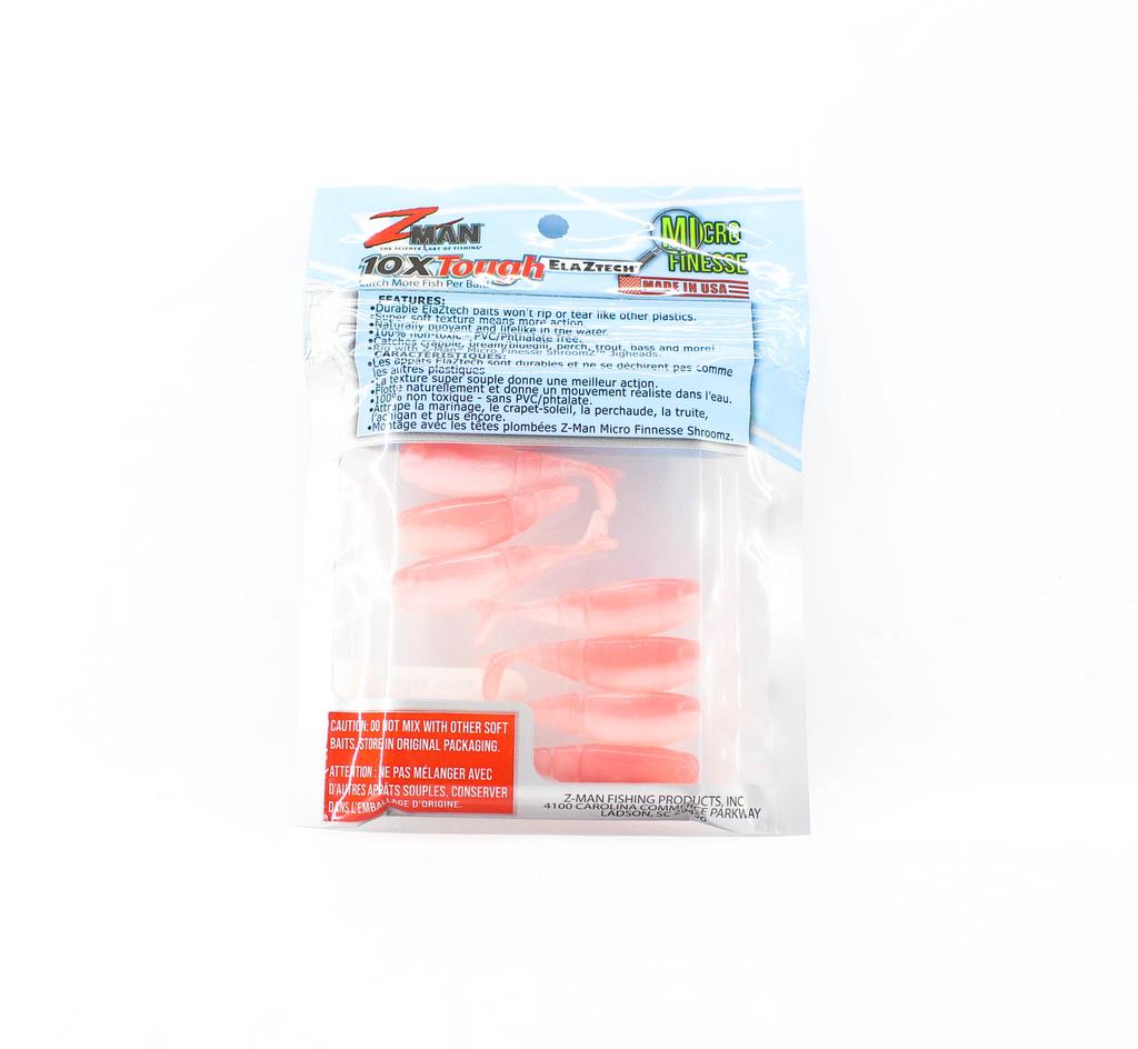 Zman Soft Lure Shad FryZ 1.75 Inch 8/Pack Coconut Ice Glow (3987)