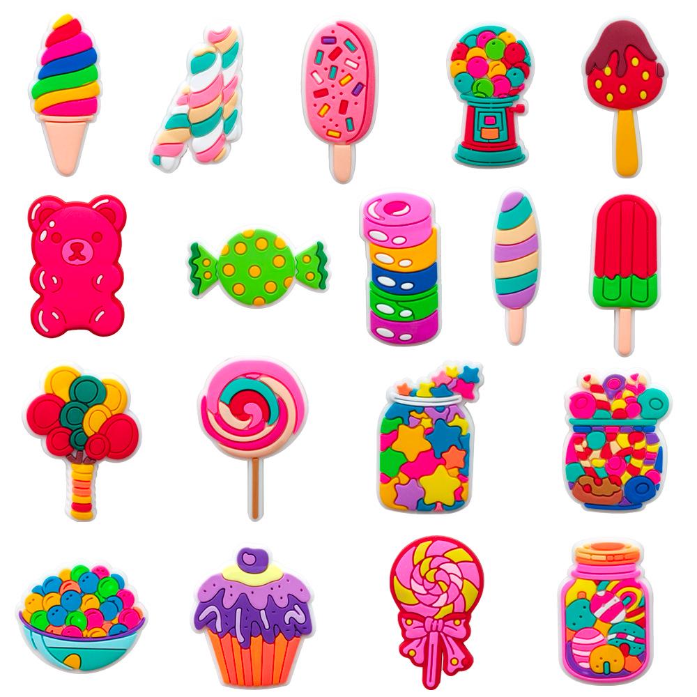 Beliebtes Jibbitz Crocs Blumen-Set: DIY Weiche Gummi Schuhschnallen & PVC Ornamente