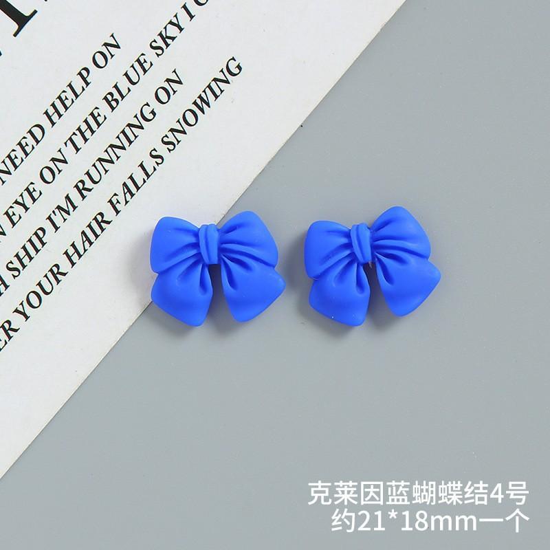 Simulation Bow Resin Accessories,10pcs Frosted Bow Tie DIY Handmade Mobile Phone Case Accessories,Material Package Accessories.