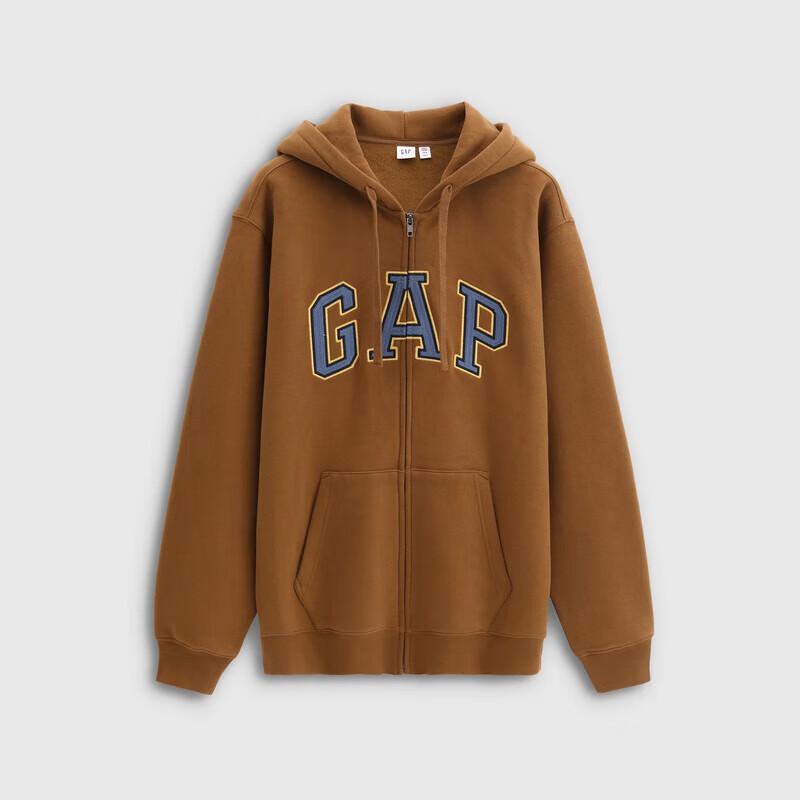 Gap Unisex Logo Fleece Applique Loose Hoodie
