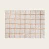 Plush Velvet Tufted Grid Rug Bedroom Bathroom Entryway Non-Slip Absorbent Floor Mat