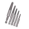 5PCS Hex Shank Broken Screw Extractor Stripped Screw Extractor Kit  For Automotive Repair