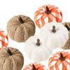 12 Pieces Artificial Pumpkins Thanksgiving Decor Decorative Simulation Fall for