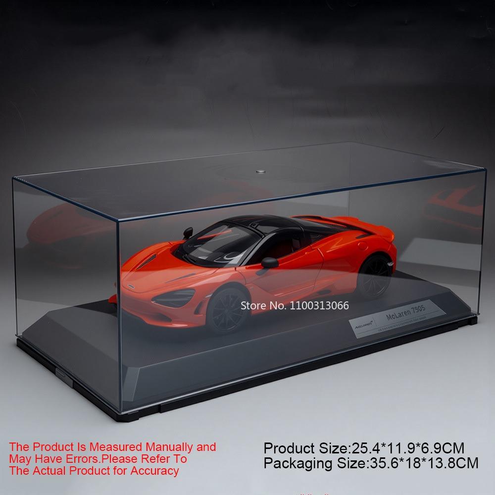 1:18 Valkyrie Model Cars Toy 750S Divo Alloy Diecast Wheel Steering Miniature Vehicle Slide Forward Sports Car Kids' Edutainment