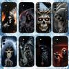 Grim Reaper Skull Skeleton Funny Phone Case For Samsung Galaxy A73,A72,A71,A70,A53,A52,A51,Others Soft Black Shell