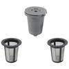Good-Replacement Parts Grey Reusable Filter Cup, Compatible For Cuisinart Single Serve Coffee Makers