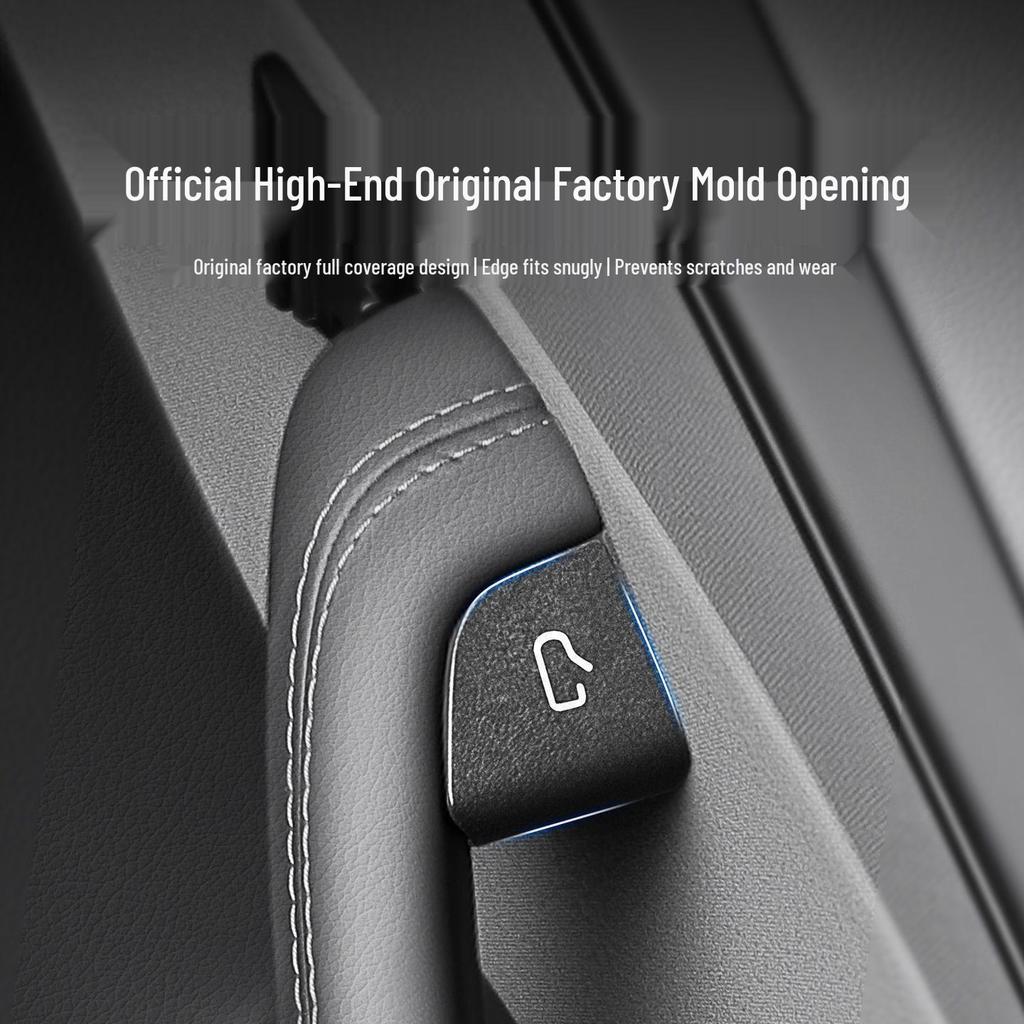 Tesla Model 3/Y Door Button Stickers - New Version Interior Protective Patches